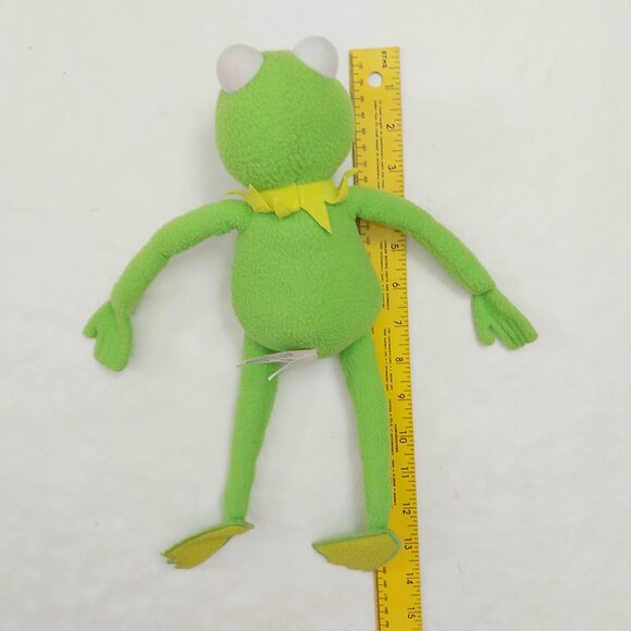 Disney The Mappets Kermet The Frog Plush Stuffed Animal 14in Green Collectible - Picture 5 of 10